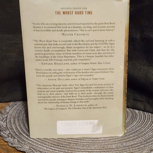 The Worst Hard Time - Timothy Egan - Signed First Edition - Picture 4 of 5